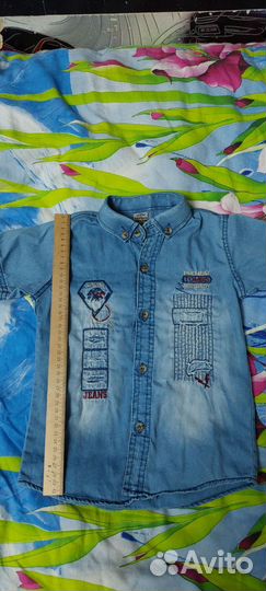 Джинсовая рубашка