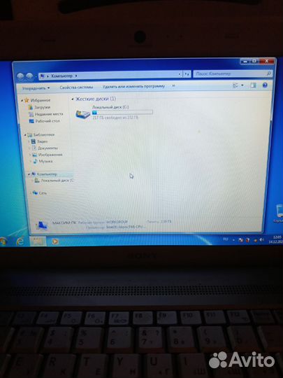 Sony vaio PCG-21311 V