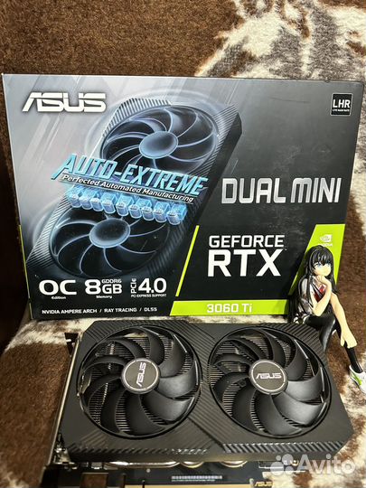 Asus RTX 3060ti dual mini OC LHR