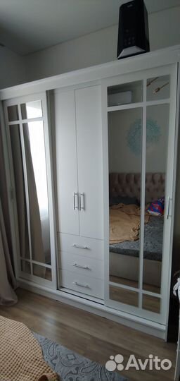 Двери для шкафа купе с зеркалом Маэстро 2 шт