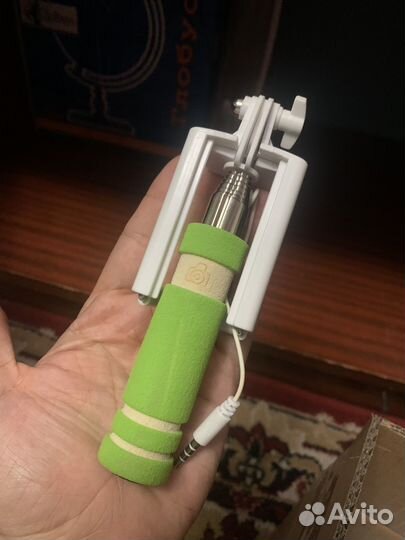 Селфи палка монопод с кнопкой