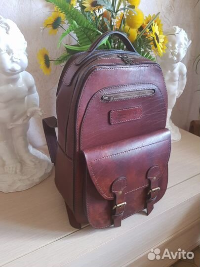 Рюкзак натуральная кожа ручная работа