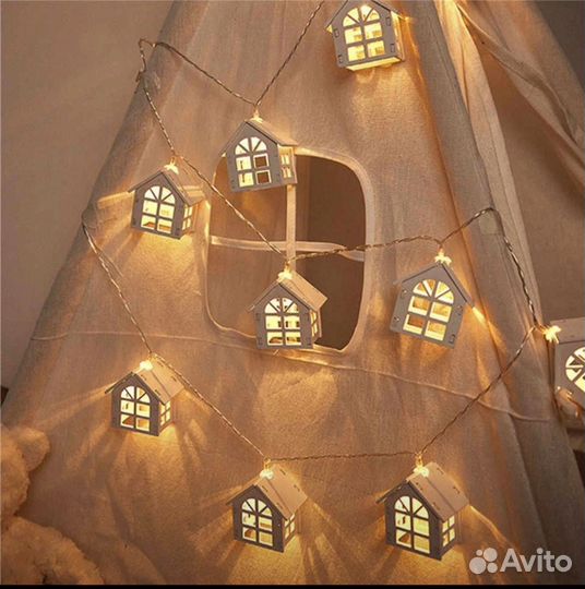Гирлянда домики