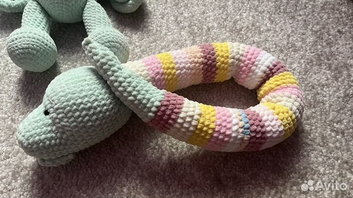 Игрушки из плюшевой пряжи