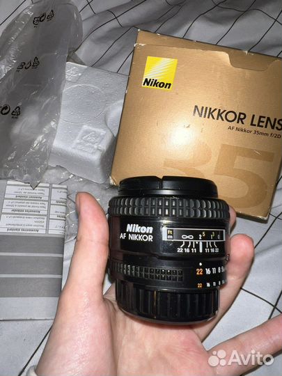 Объективы Nikon 35 mm/AF nikkor 28-80mm