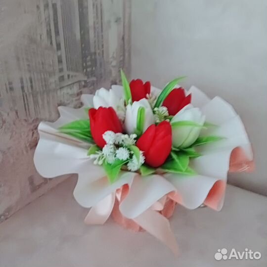 Букет из мыла ручной работы на 8 марта