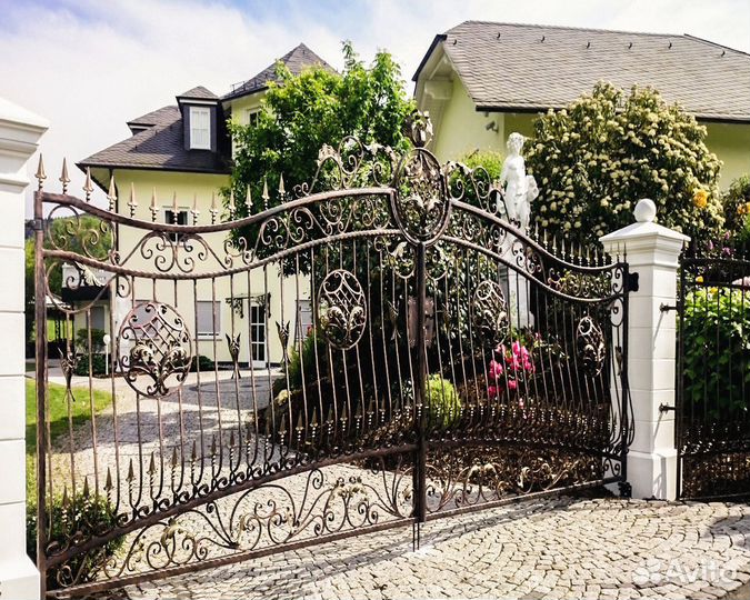 H2Кованные заборы \ Калитки на заказ 3 метра/h2 p&