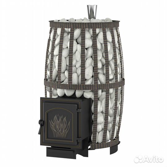 Печь Для Бани везувий Легенда Русский пар Ковка 30