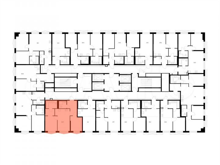 2-к. квартира, 52,5 м², 25/31 эт.