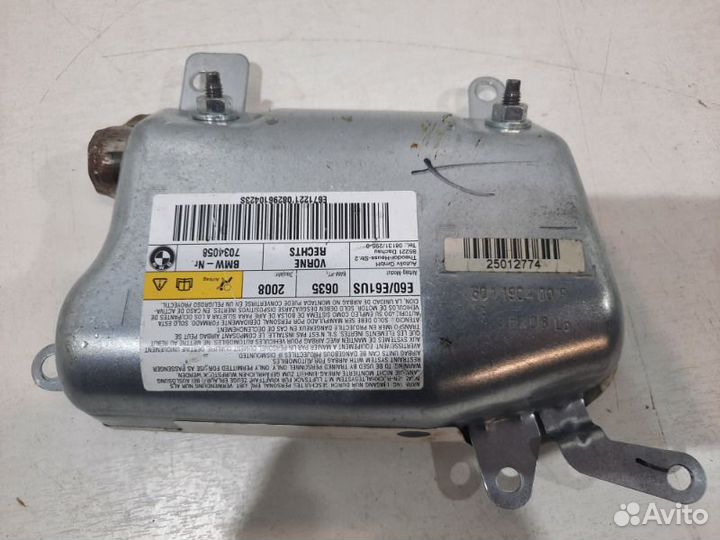 Подушка безопасности в дверь передняя правая Bmw