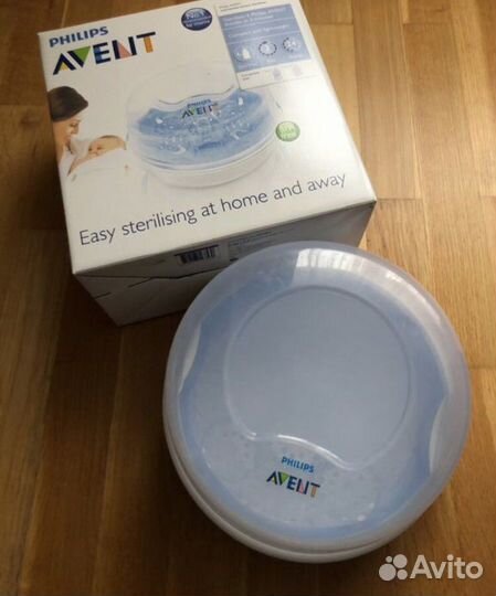 Молокоотсос avent ручной и стерилизатор