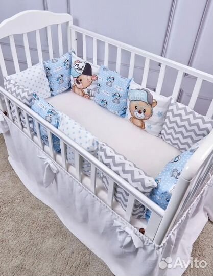 Комплект с бортиков с одеялом