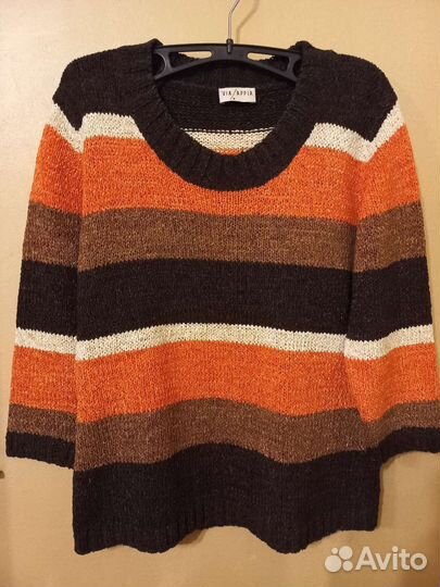 Джемпер из ленточной пряжи