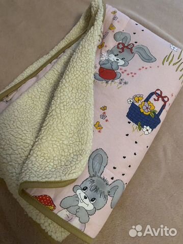 Детское одеяло овечья шерсть