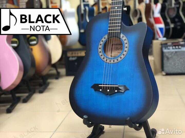 Гитара Belucci 3820 синяя матовая