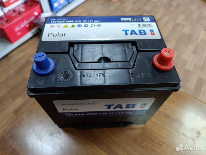 Аккумулятор 65 Ач Tab на Хендай Киа Тойоту Мазду