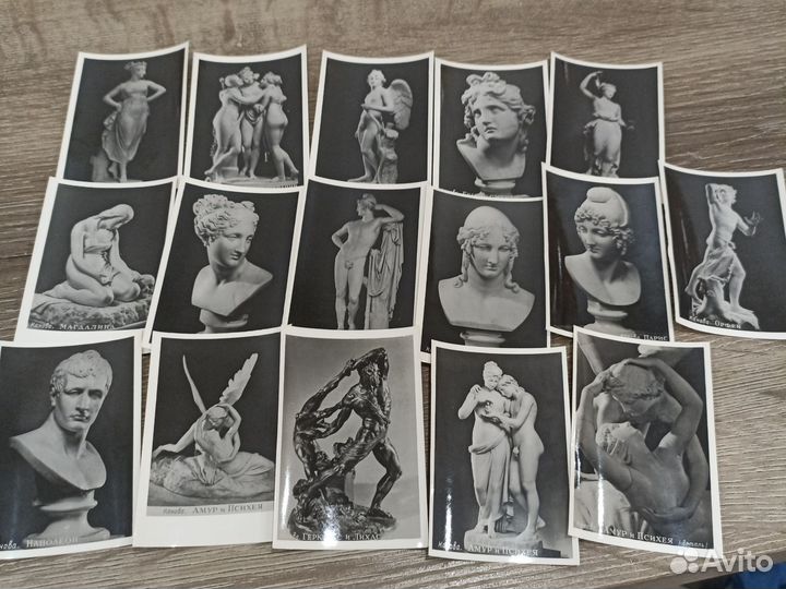 Мини открытки СССР Ленинград Эрмитаж цена за всё