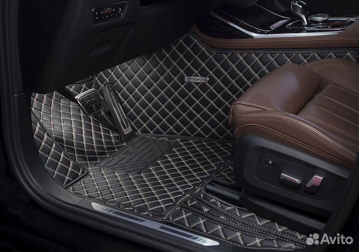 3D Коврики Toyota Fortuner 2 из Экокожи