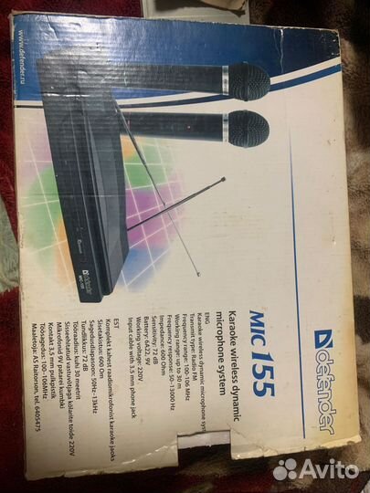 Микрофоны для караоке бу