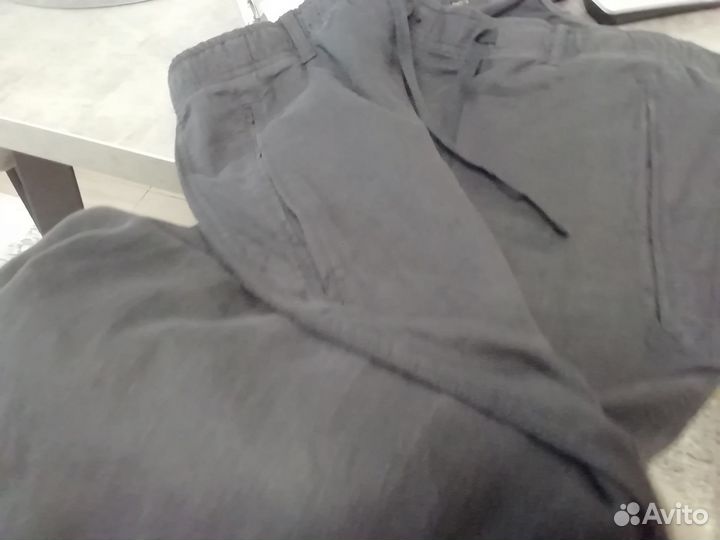 Штаны мужские, лен