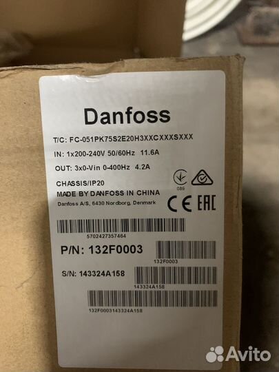 132F0022 Danfoss частотный преобразователь FC 51