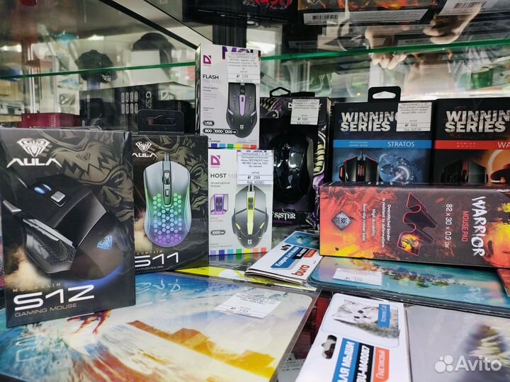 Мышки компьютерные в ассортименте