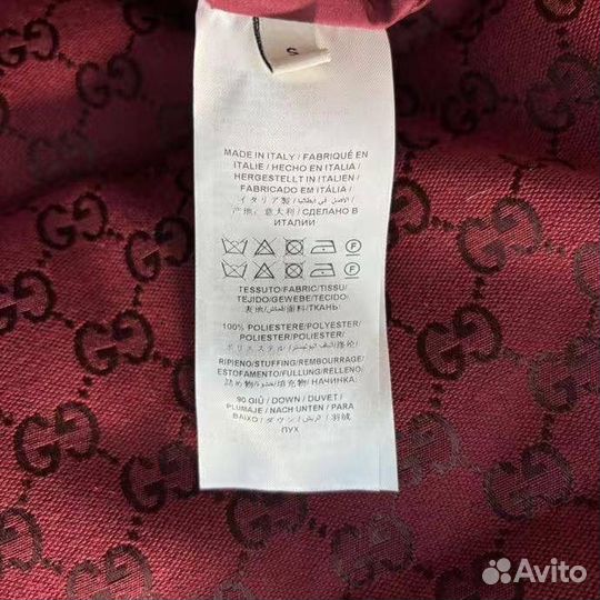 Пуховик gucci