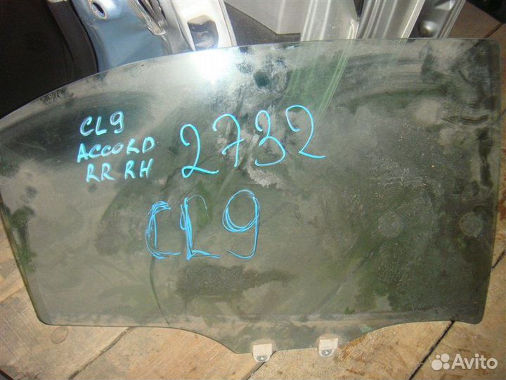 Стекло заднее правое Honda Accord CL7 K20A 2004