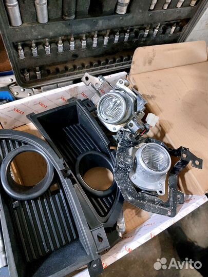 Противотуманки на mitsubishi lancer