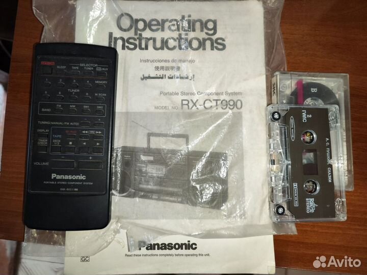 Panasonic RX-CT990 Музыкальный центр кассетный