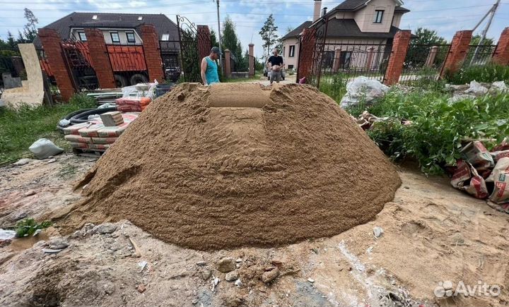 Песок щебень