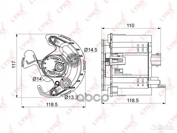 Фильтр топливный toyota Prius(NHV20) 1.5 03