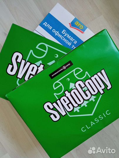 Бумага Svetocopy + папки