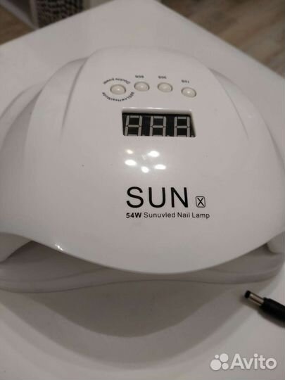 Лампа для ногтей бу