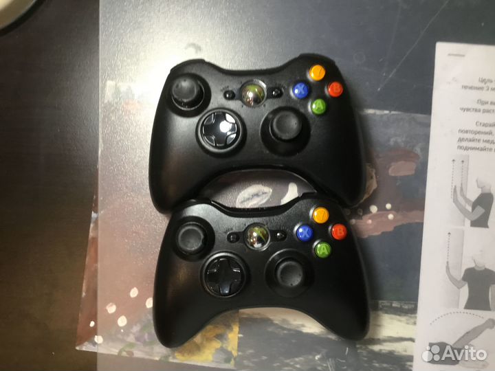 Xbox 360 + игры на Xbox 360 + руль от Xbox360