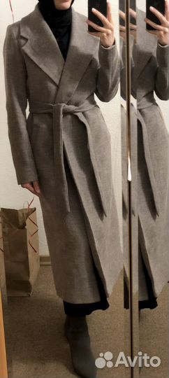 Пальто женское 42 44 серое