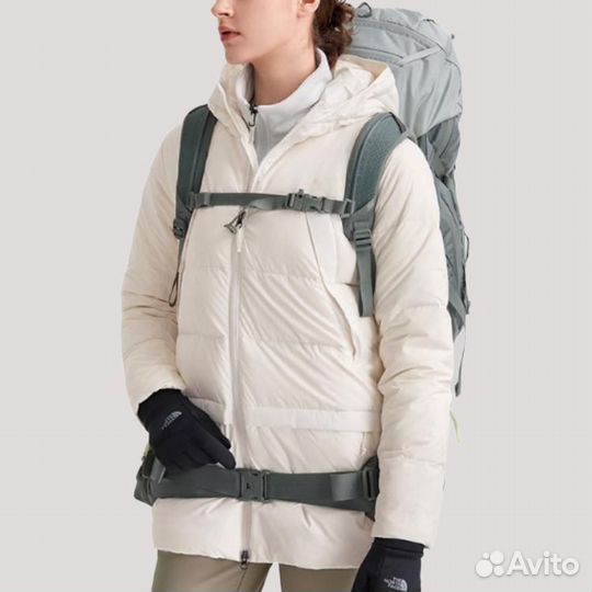 THE north face Down Jacket Women's Off White (L)(23)