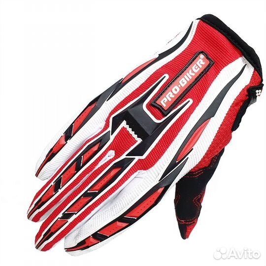 Мото перчатки Pro-Biker CE-01 красные