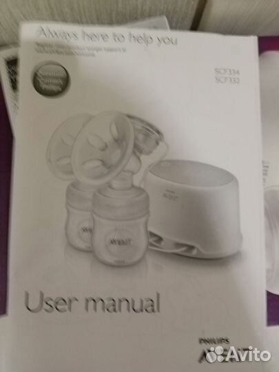 Молокоотсос avent электрический бу