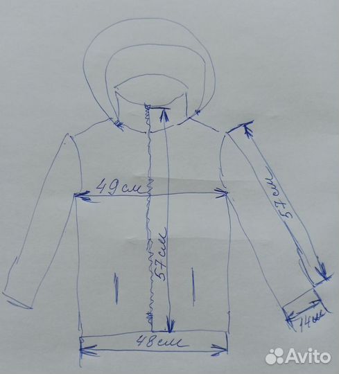 Куртка ветровка подростк 44 красная с капюшоном