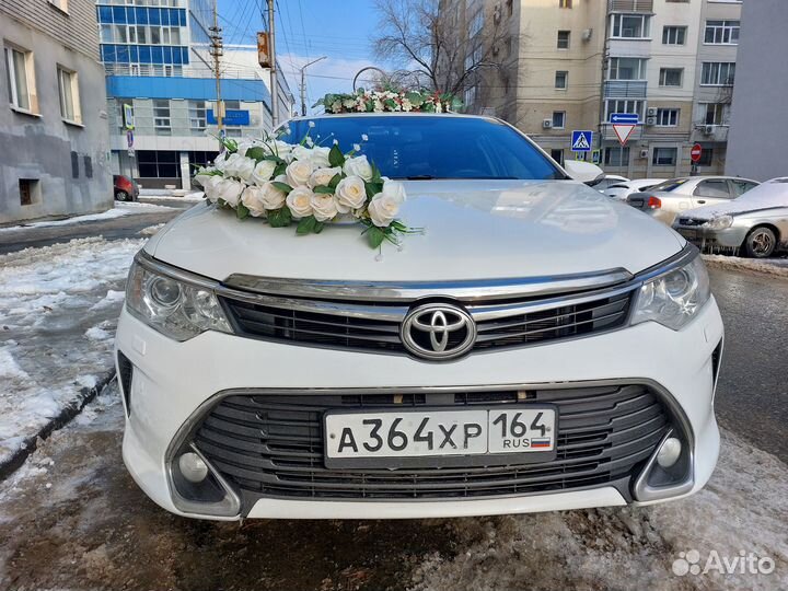 Свадебные украшения на машину