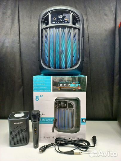 Bluetooth колонка с караоке GTS-1506