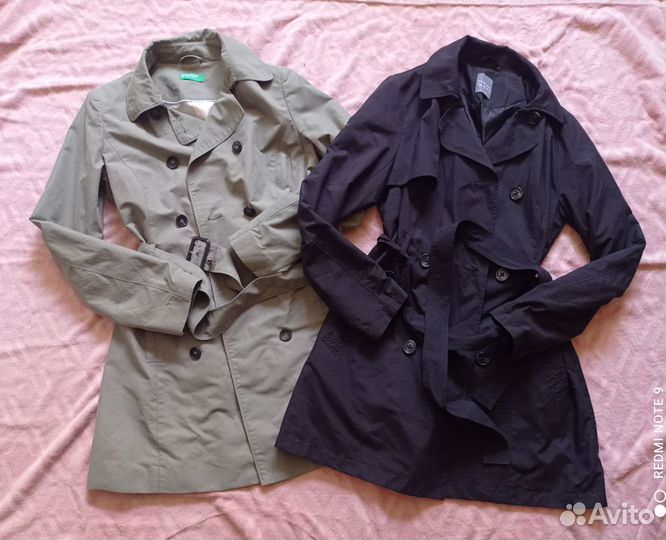 Плащ benetton новый