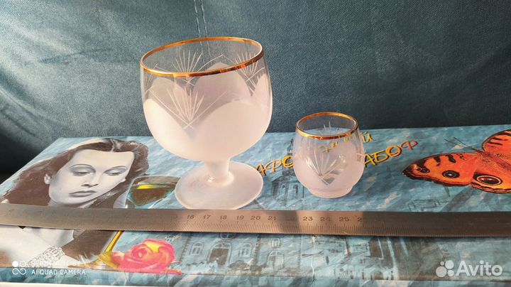 Подарочный набор из хрусталя и стекла 12 предметов