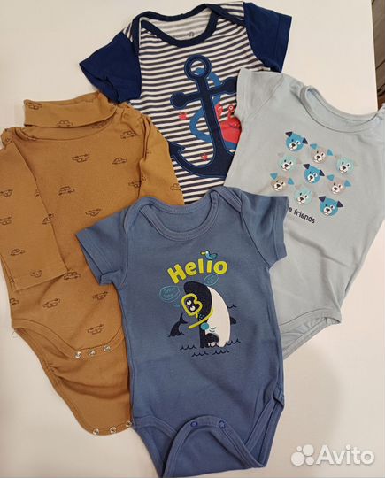 Детские вещи пакетом для мальчика 74 80