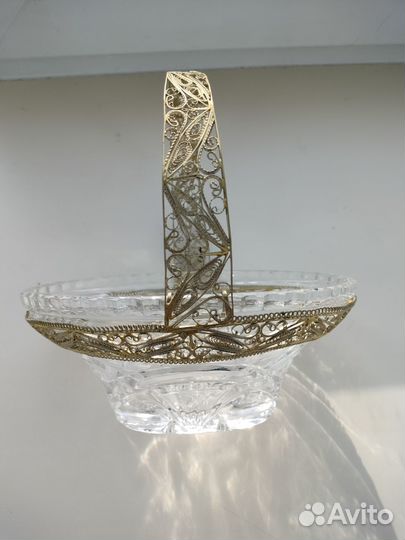 Конфетница, хрусталь СССР