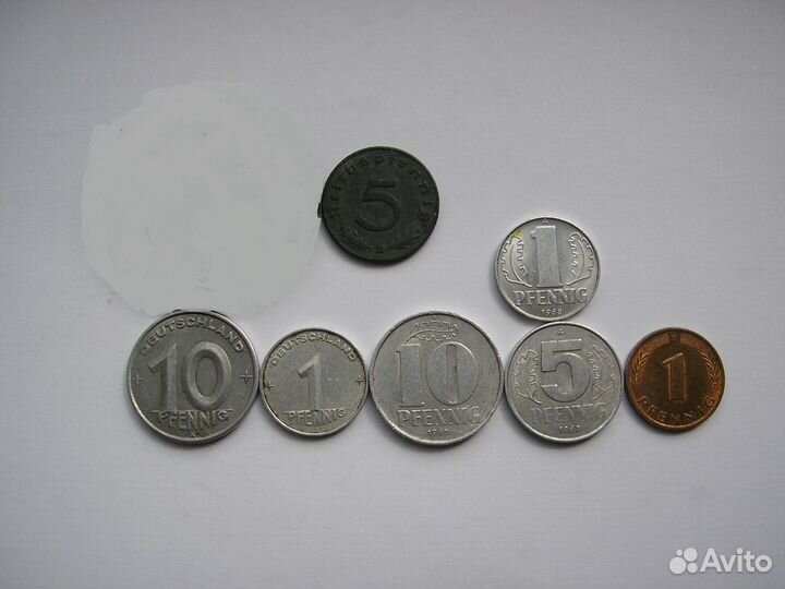 Монеты Германии 1940 - 1991