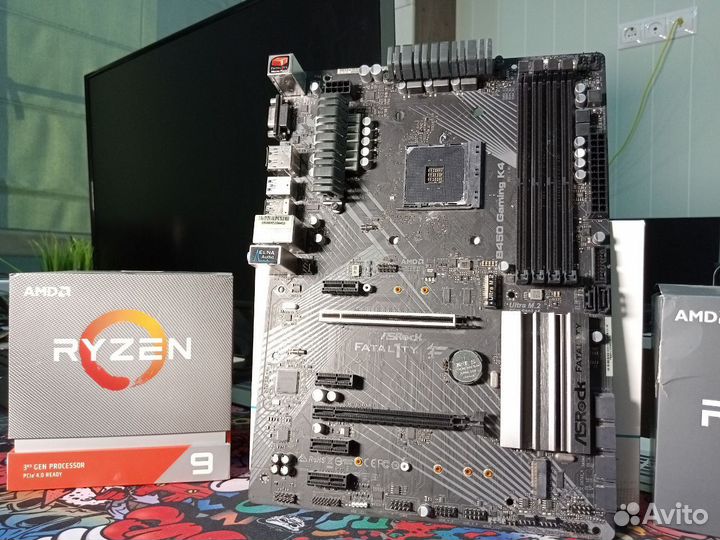 Материнская плата Asrock b450 gaming k4