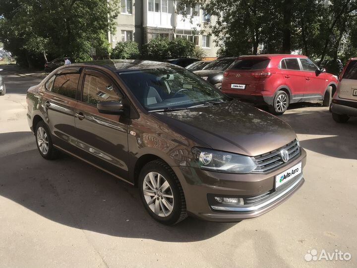 Volkswagen Polo 1.6 AT, 2016, 137 000 км