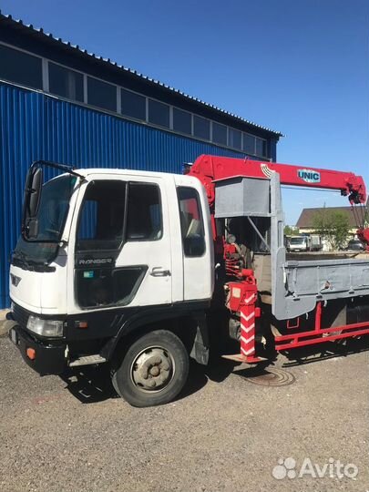 Бортовой грузовик Hino 500 (Ranger) с КМУ UNIC, 1990